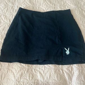 mini playboy by pacsun skirt with shorts inside